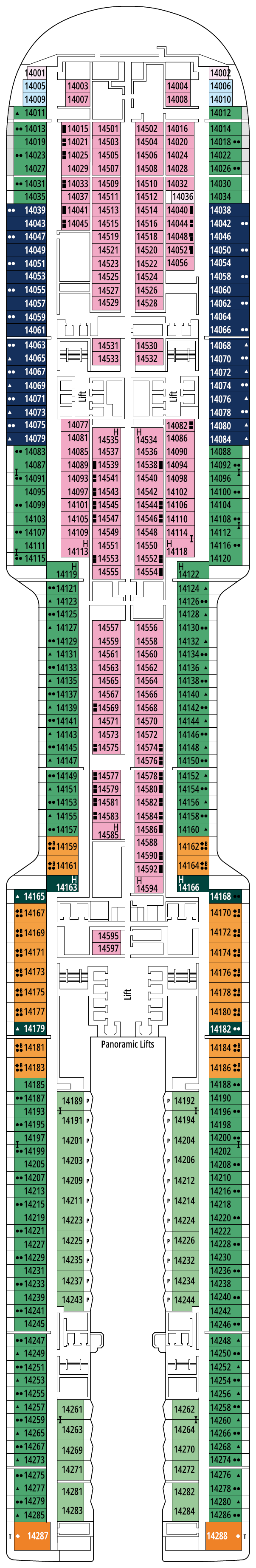 Deck plan for DECK 14