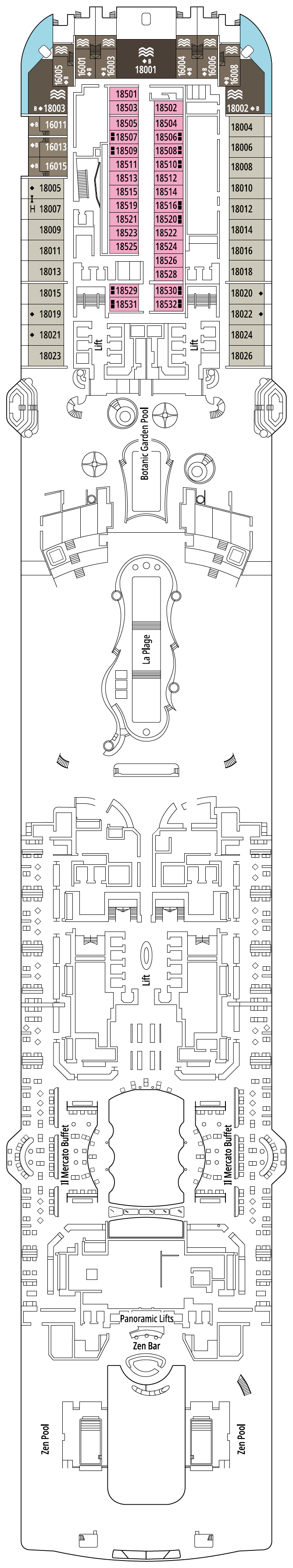 Deck plan for DECK 18