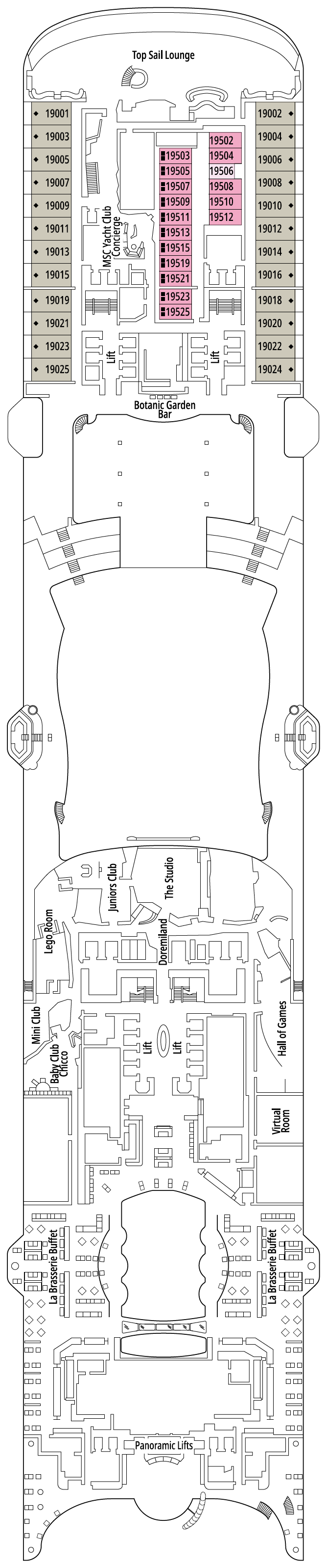 Deck plan for DECK 19