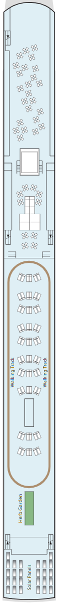 Deck plan for Sun Deck
