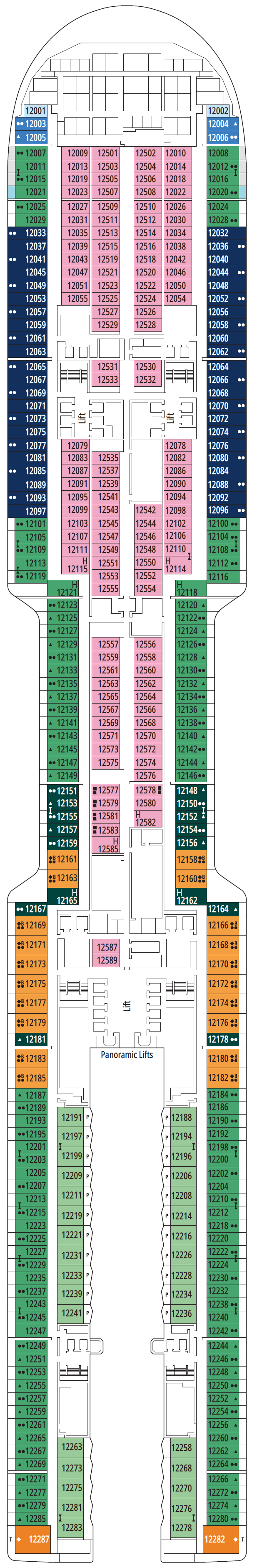 Deck plan for DECK 12
