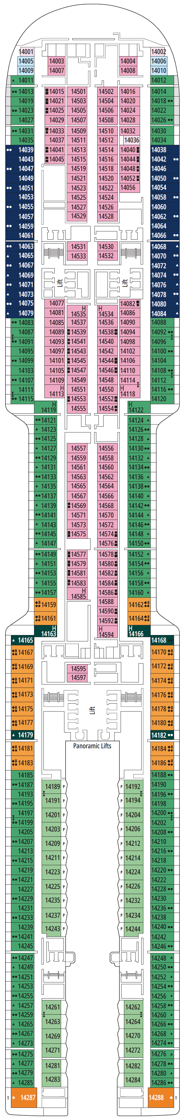 Deck plan for DECK 14