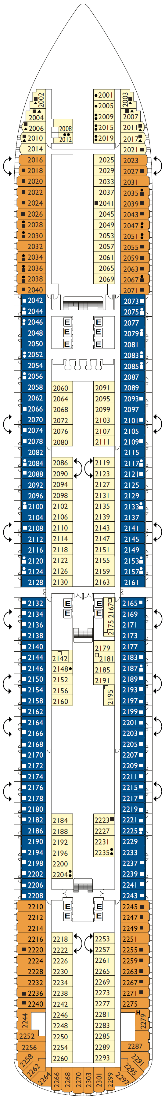Deck plan for DECK 02 Sara