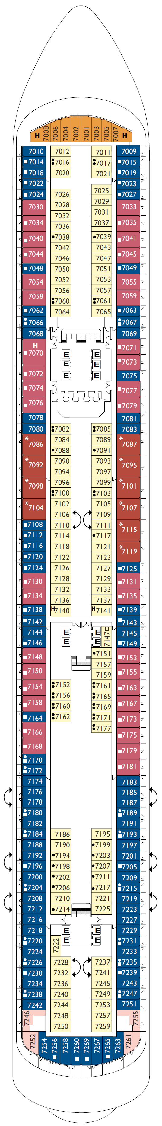 Deck plan for DECK 07 Conde