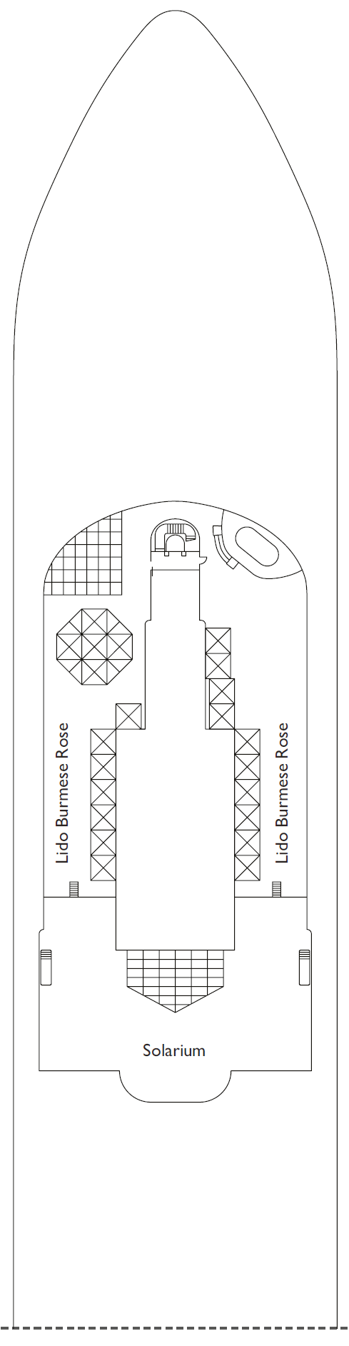 Deck plan for DECK 15 La Fence