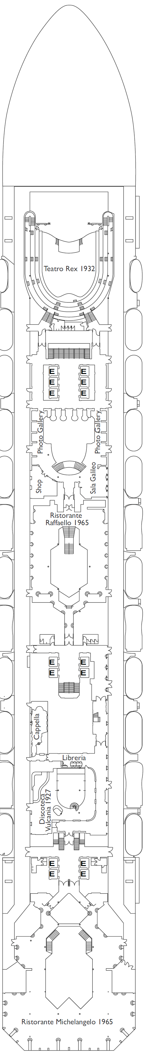 Deck plan for Deck 04 Santos