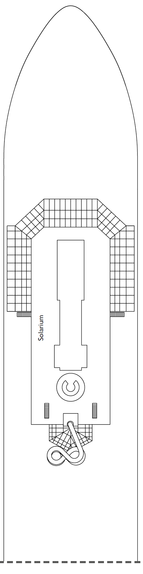 Deck plan for Deck 14 Las Duenas