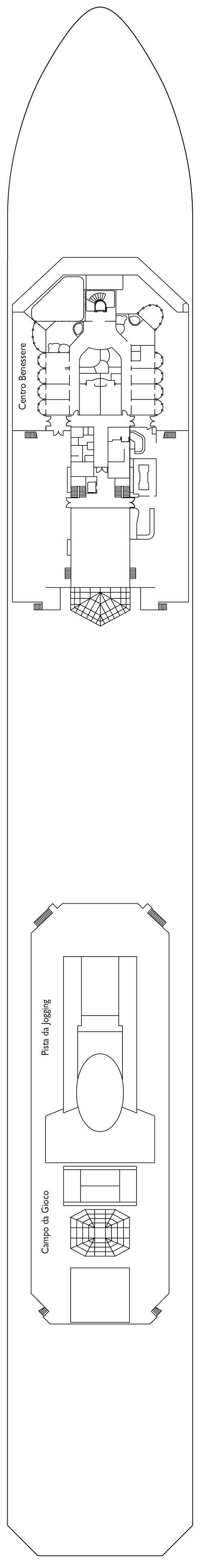 Deck plan for Pegasus