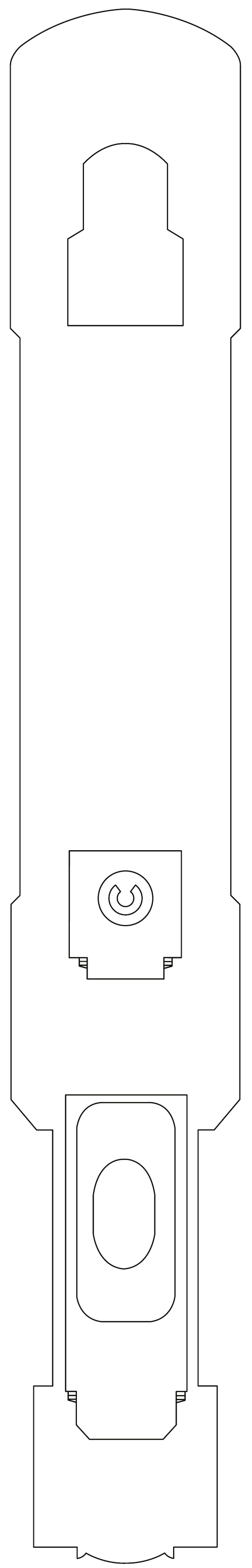 Deck plan for Deck 12 Girasole
