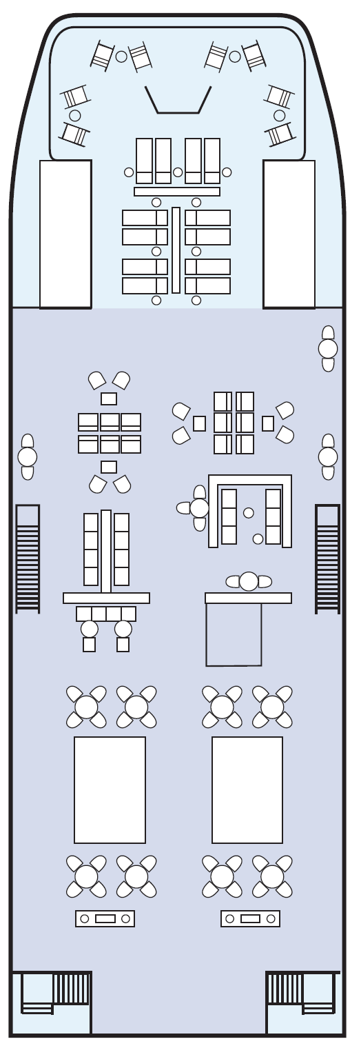 Deck plan for Sun Deck