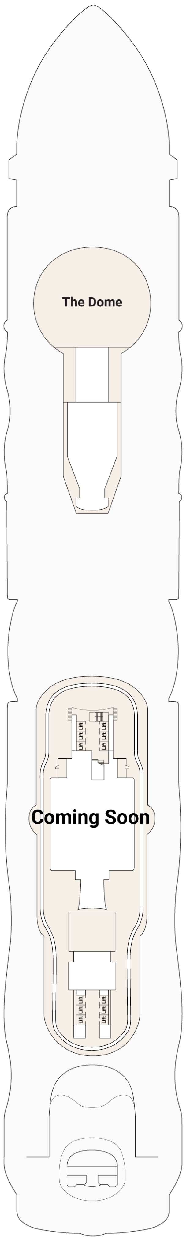 Deck plan for Deck 19