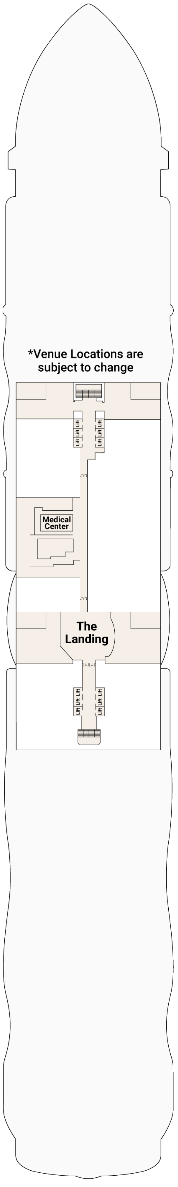 Deck plan for Deck 4
