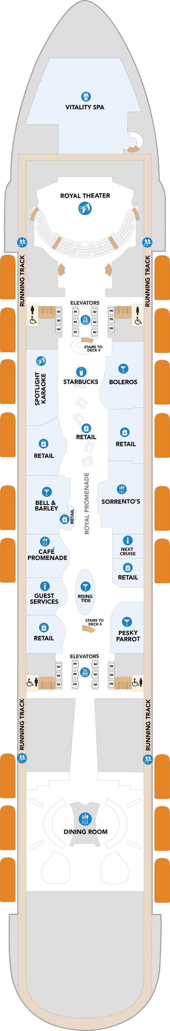 Deck plan for Deck 05