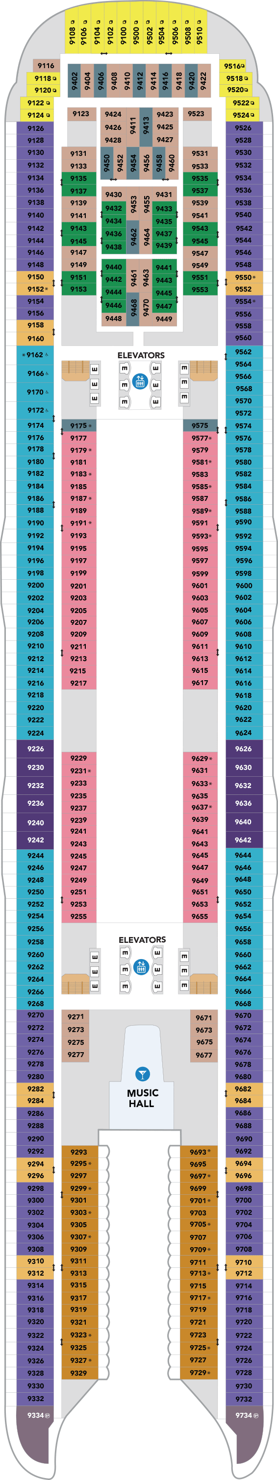 Deck plan for Deck 09