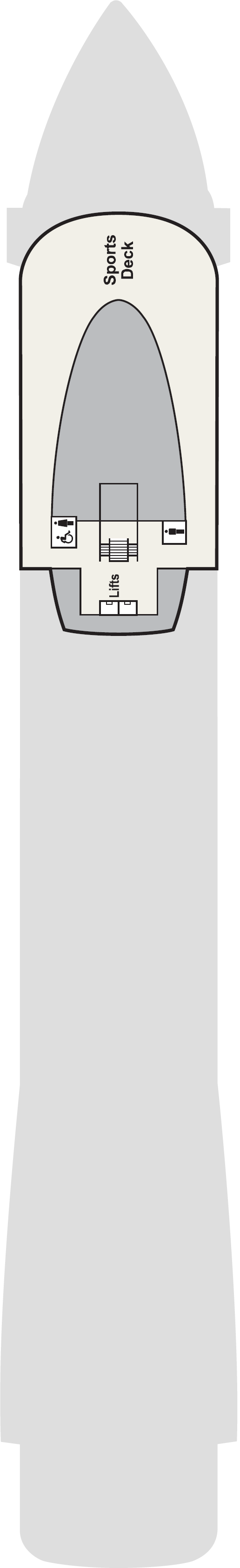 Deck plan for Deck 9