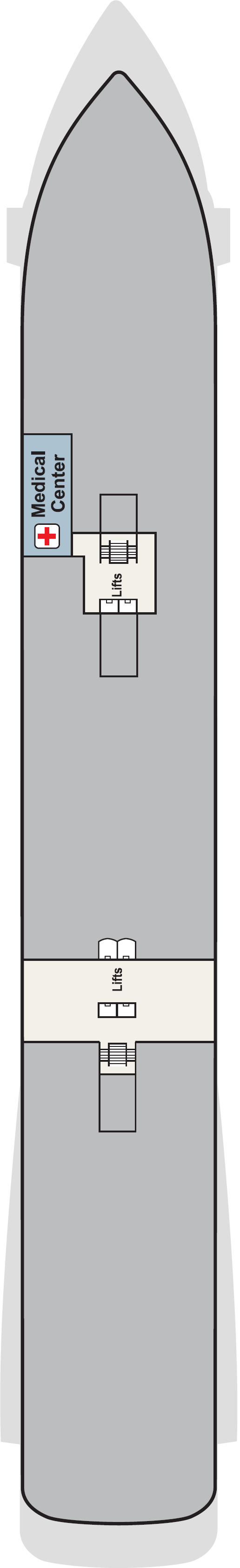 Deck plan for Deck A