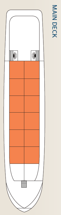 Deck plan for Main Deck