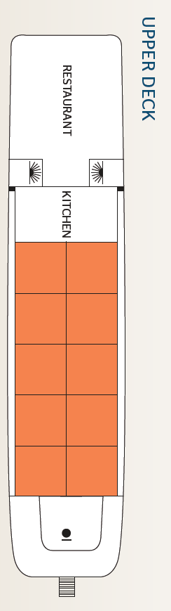 Deck plan for Upper Deck