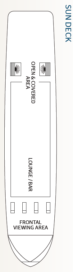 Deck plan for Sun Deck