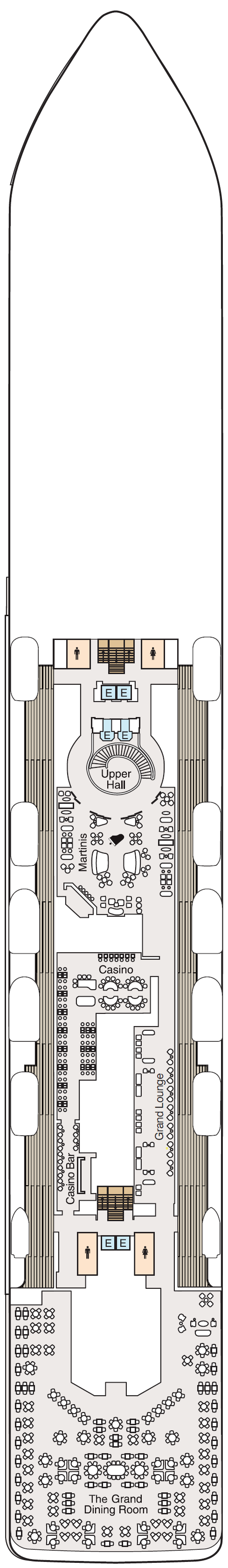 Deck plan for Deck 6