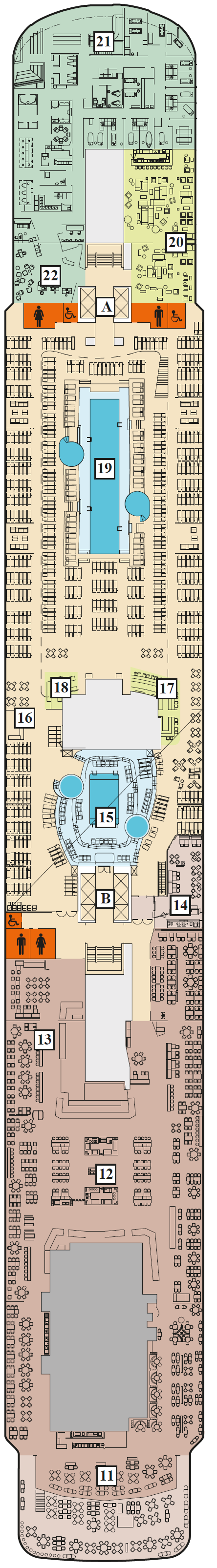 Deck plan for 12 Aqua