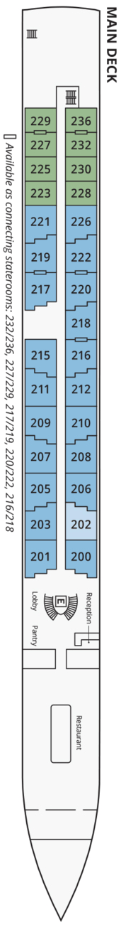 Deck plan for Main Deck