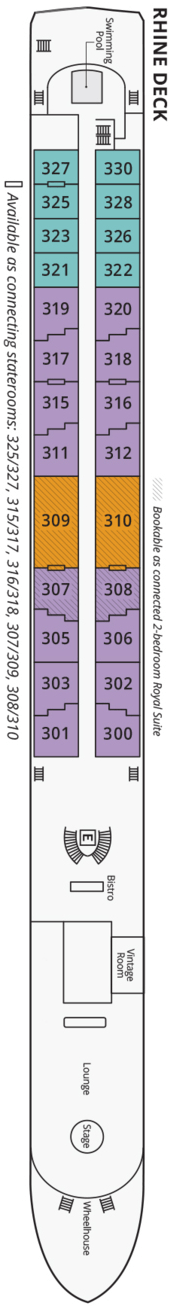 Deck plan for Rhine Deck