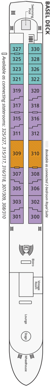 Deck plan for Basel Deck
