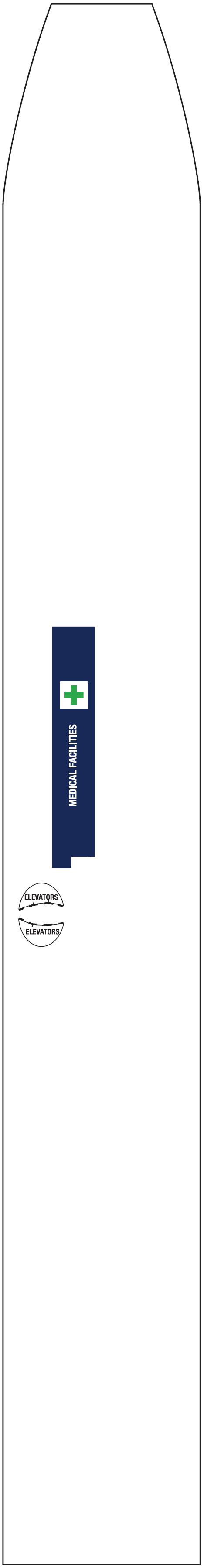 Deck plan for MEDICAL DECK 1