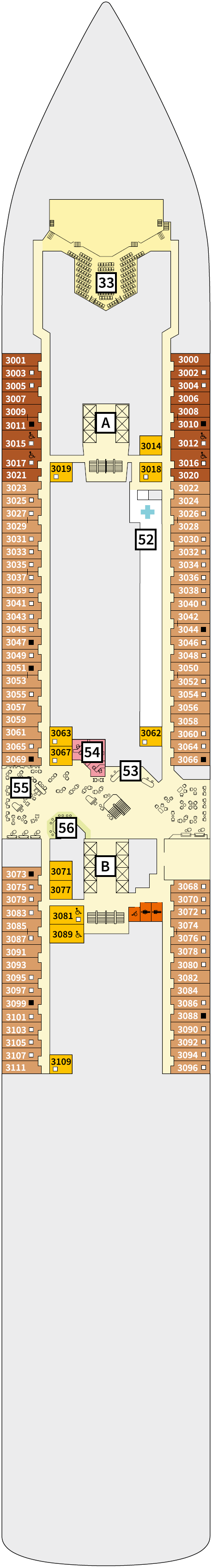 Deck plan for 3 Welle
