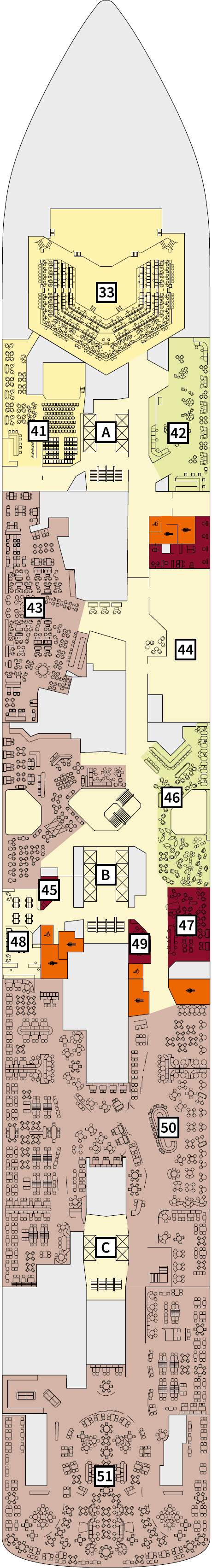Deck plan for 4 Atlantik