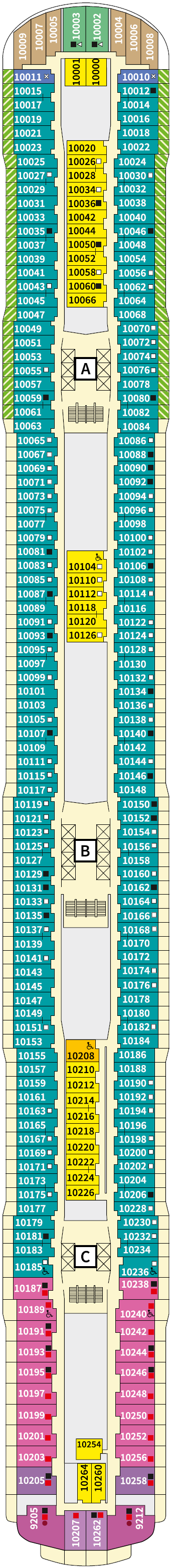 Deck plan for 10 Wal