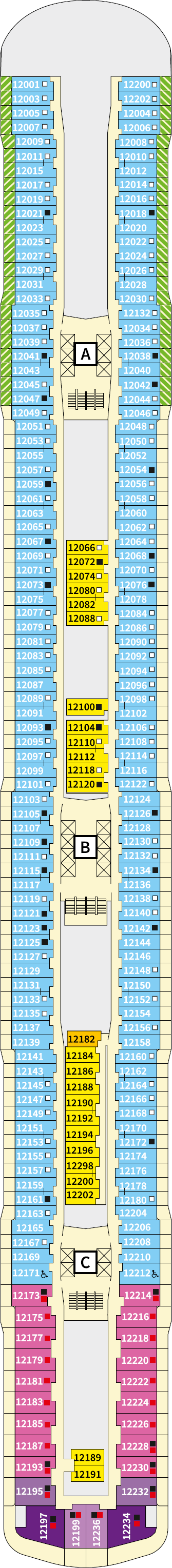 Deck plan for 12 Robbe