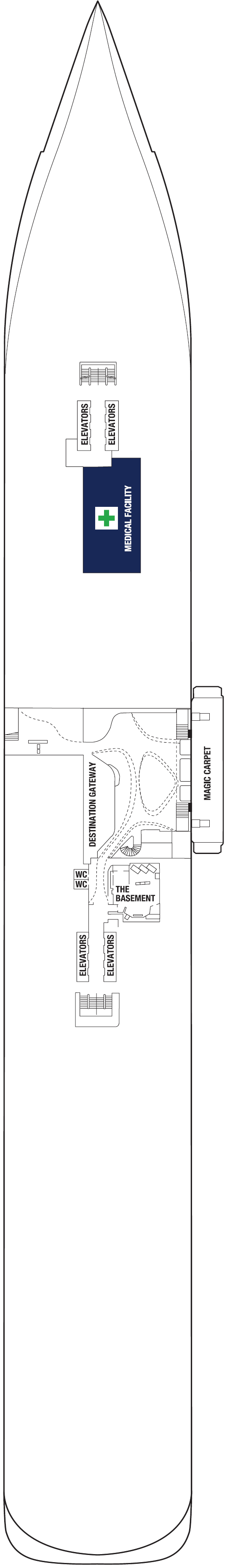 Deck plan for Deck 2