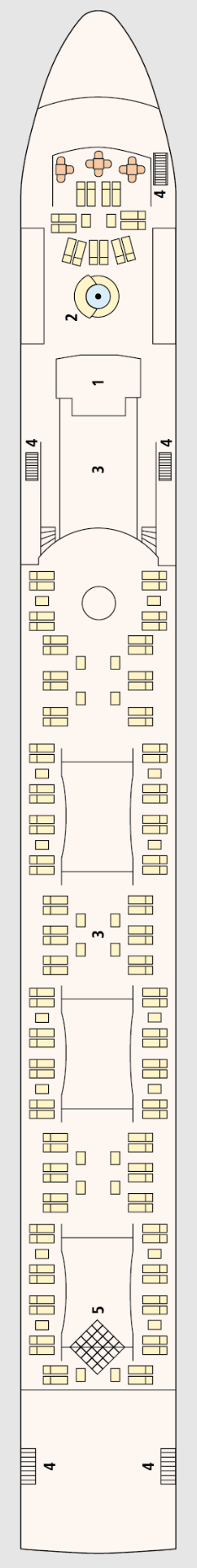 Deck plan for Deck 4