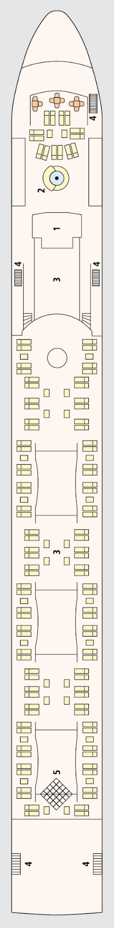 Deck plan for Deck 4