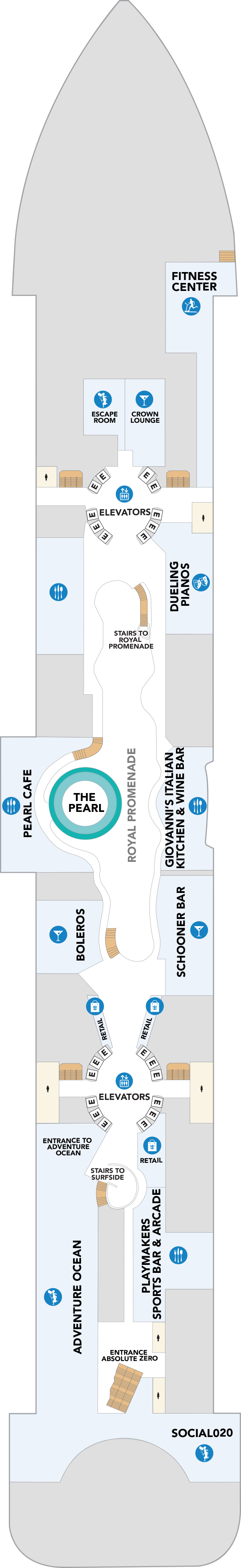 Deck plan for Deck 06