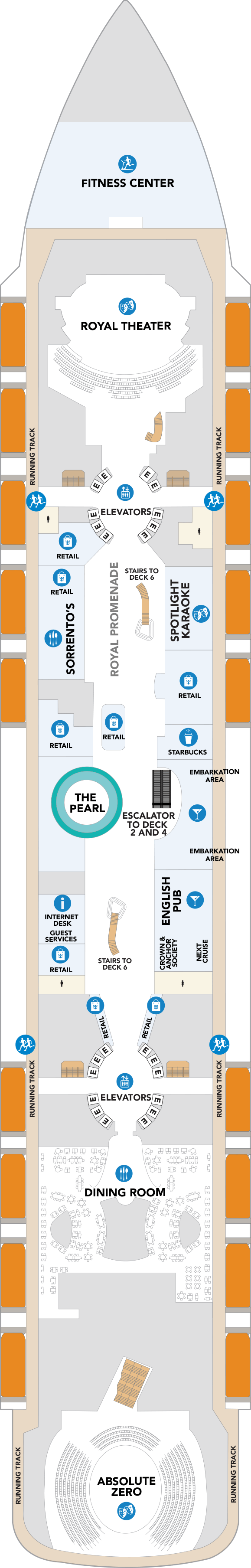 Deck plan for Deck 05
