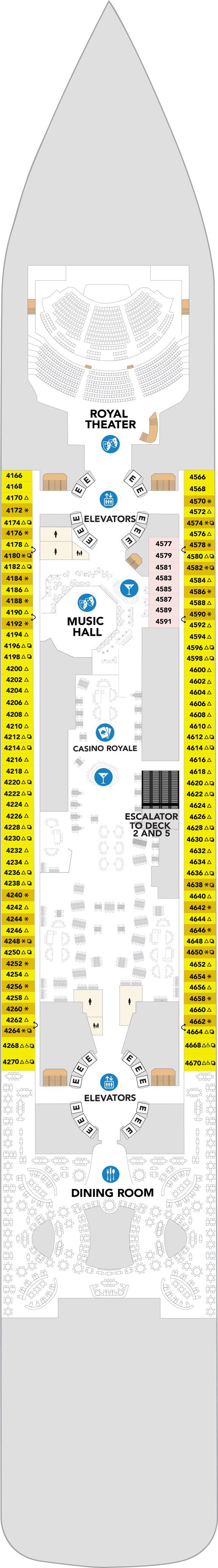 Deck plan for Deck 04
