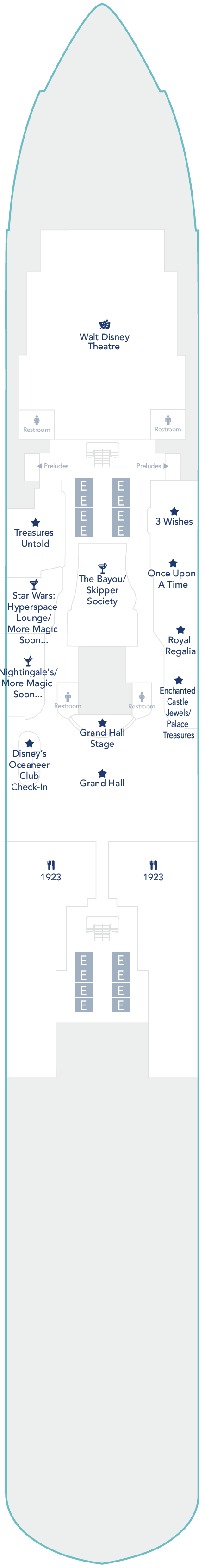 Deck plan for Deck 3