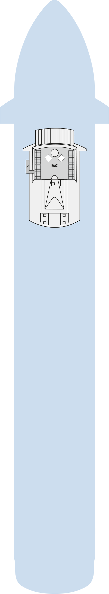 Deck plan for Deck 12