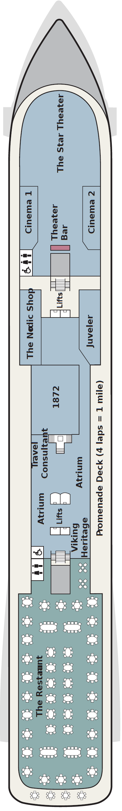 Deck plan for Deck 2