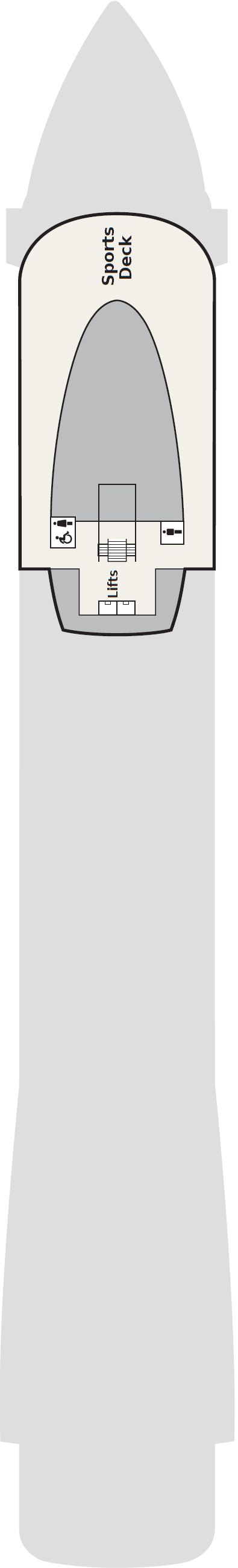 Deck plan for Deck 9