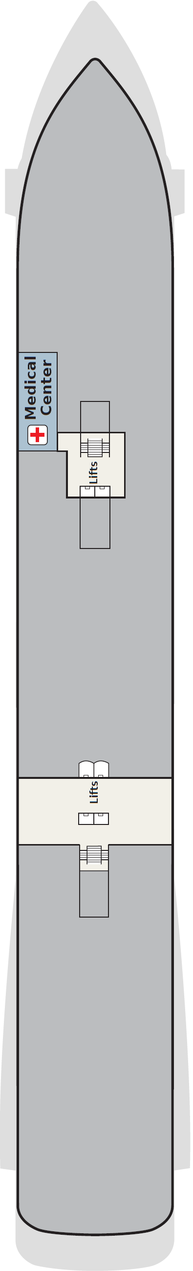 Deck plan for Deck A