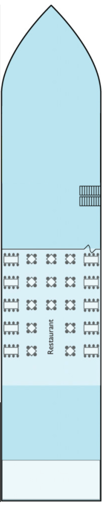 MS Farah deck plan — Lower Deck