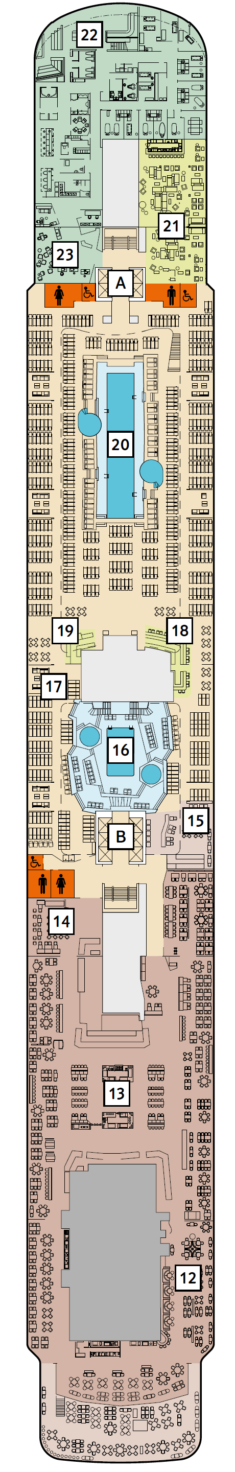 Deck plan for 12 Aqua