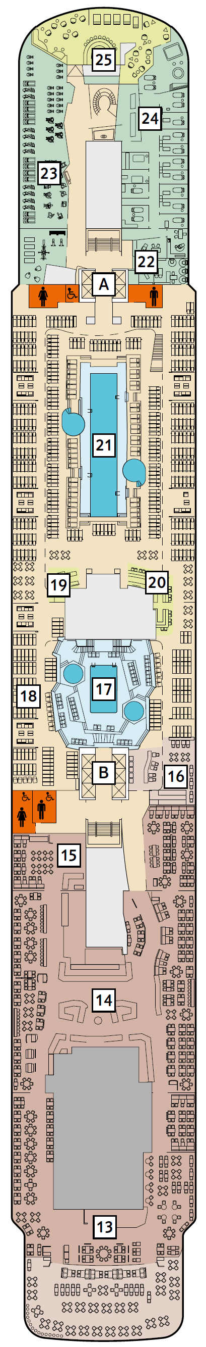 Deck plan for 12 Aqua