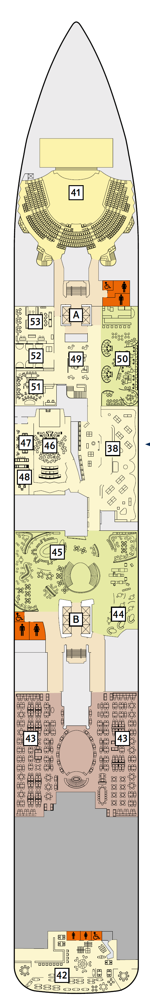 Deck plan for 4 Seestern