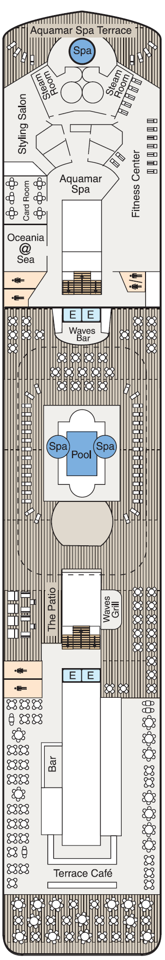 Deck plan for Deck 9