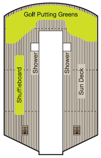 Deck plan for Deck 11